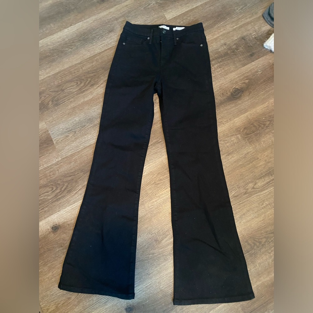 Women’s black flare jeans size medium